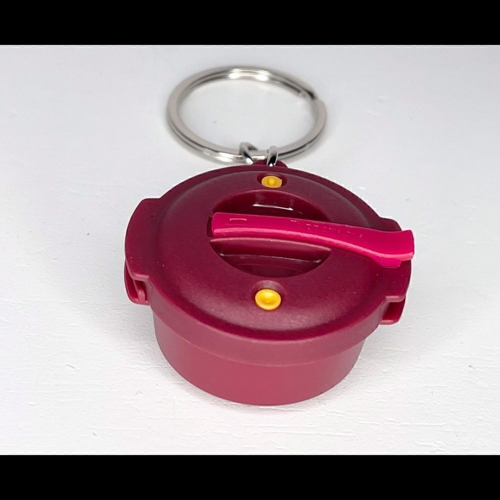 Tupperware Mini Microwave Pressure Cooker Keychain